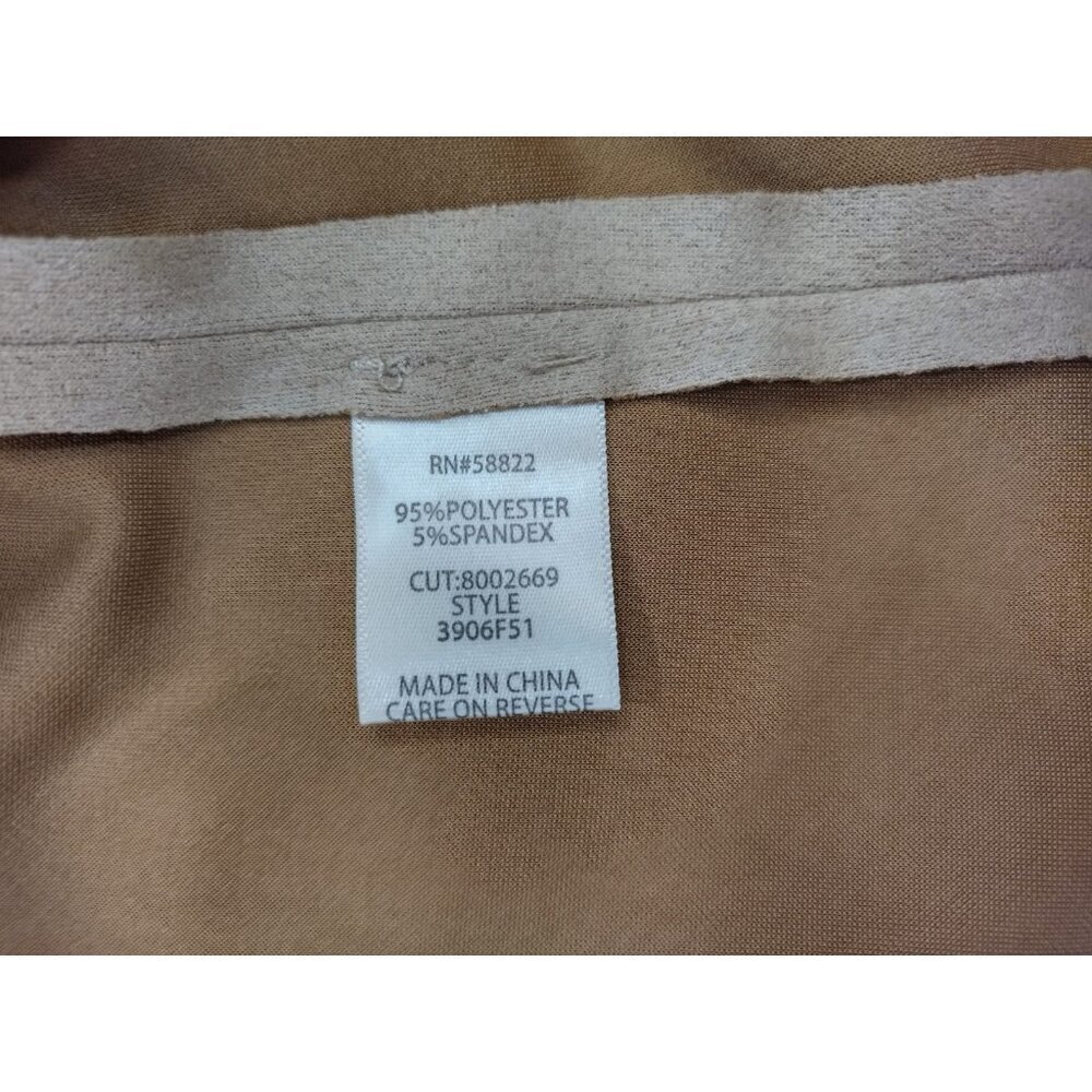 Max Studio London Womens Beige Sleeveless Suede-Look Dress W/ Pockets Size M NWT - Picture 4 of 9